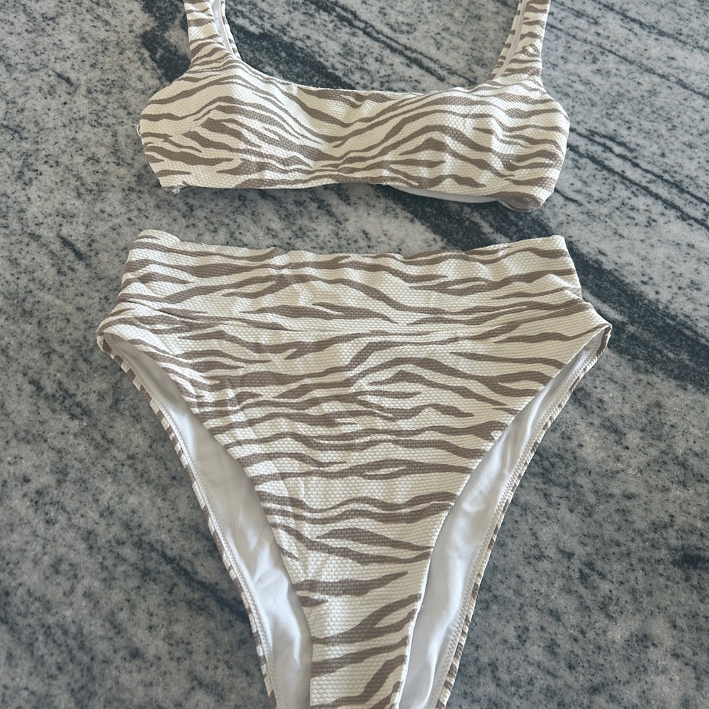 💖Zebra Print Bikini Set